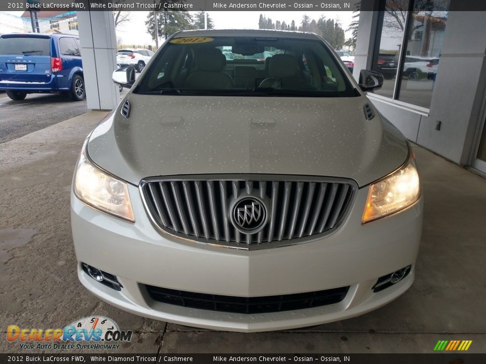 2012 Buick LaCrosse FWD White Diamond Tricoat / Cashmere Photo #9