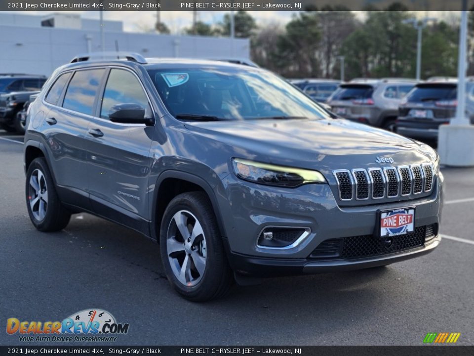 2021 Jeep Cherokee Limited 4x4 Sting-Gray / Black Photo #1