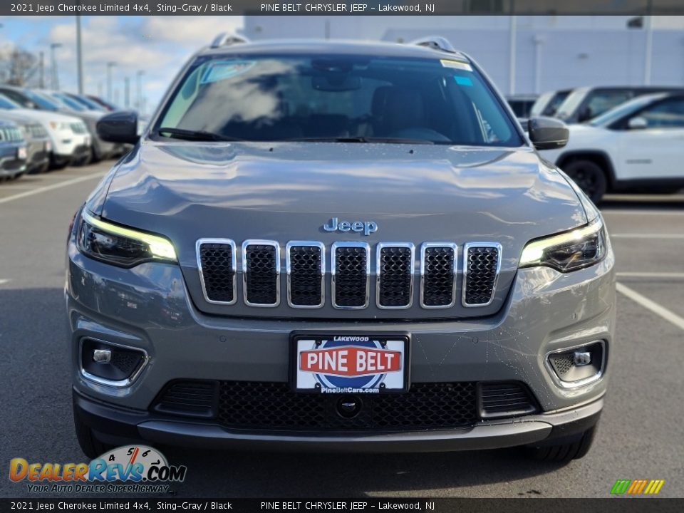 2021 Jeep Cherokee Limited 4x4 Sting-Gray / Black Photo #3