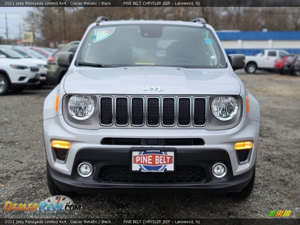 2021 Jeep Renegade Limited 4x4 Glacier Metallic / Black Photo #3