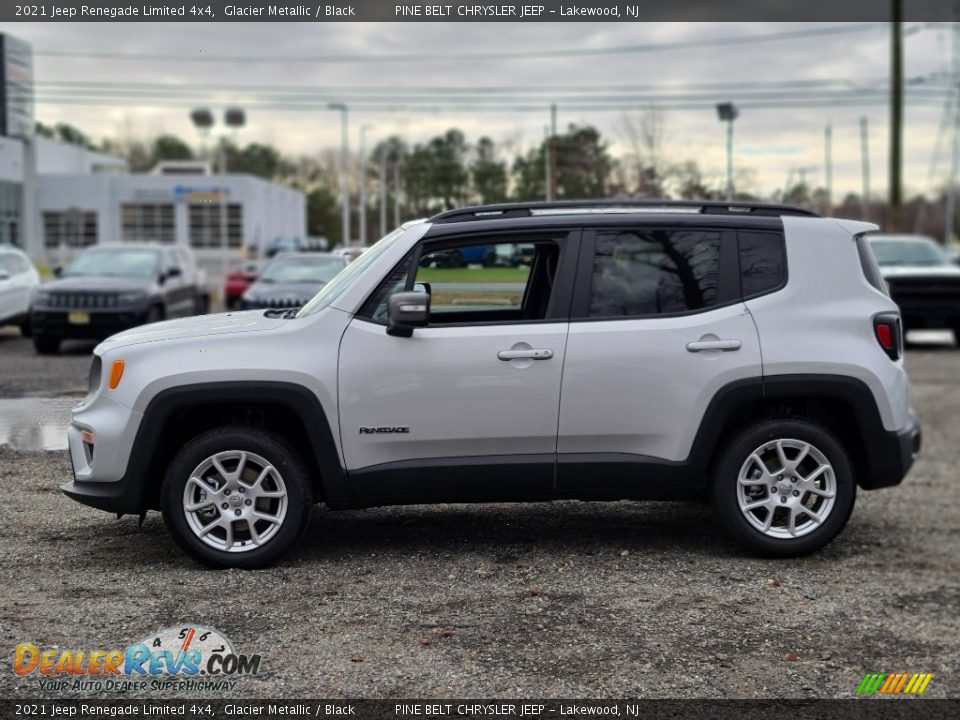 2021 Jeep Renegade Limited 4x4 Glacier Metallic / Black Photo #4