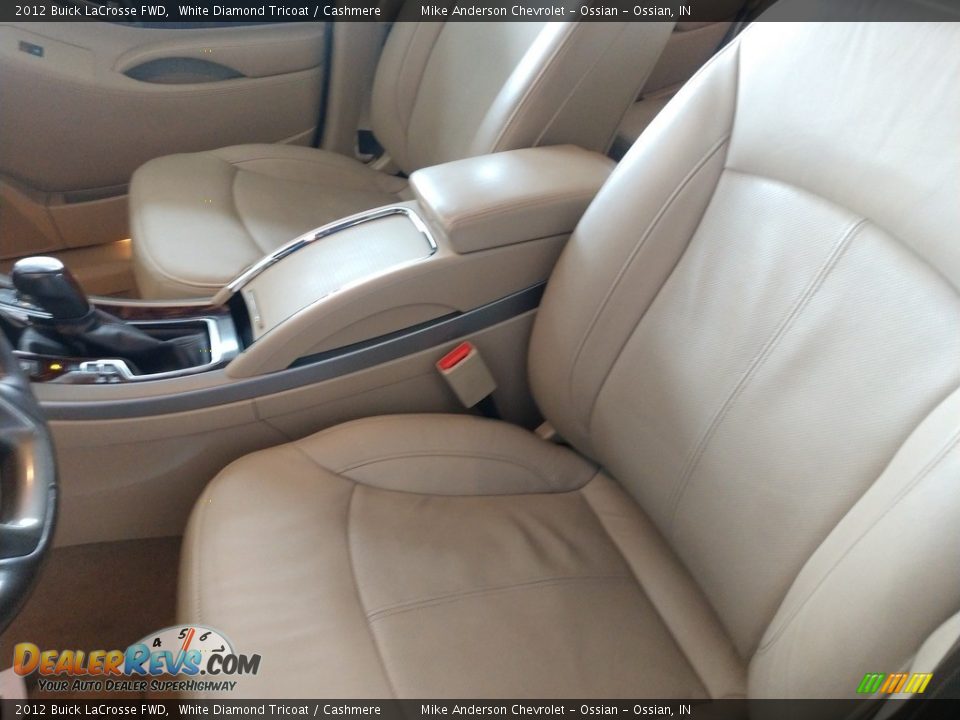 2012 Buick LaCrosse FWD White Diamond Tricoat / Cashmere Photo #15