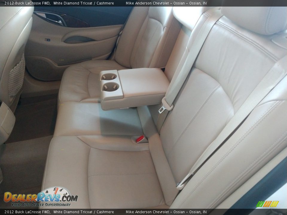 2012 Buick LaCrosse FWD White Diamond Tricoat / Cashmere Photo #17