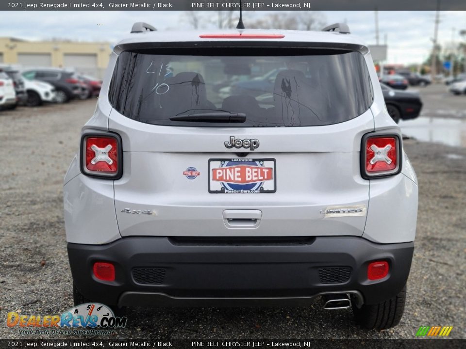 2021 Jeep Renegade Limited 4x4 Glacier Metallic / Black Photo #7