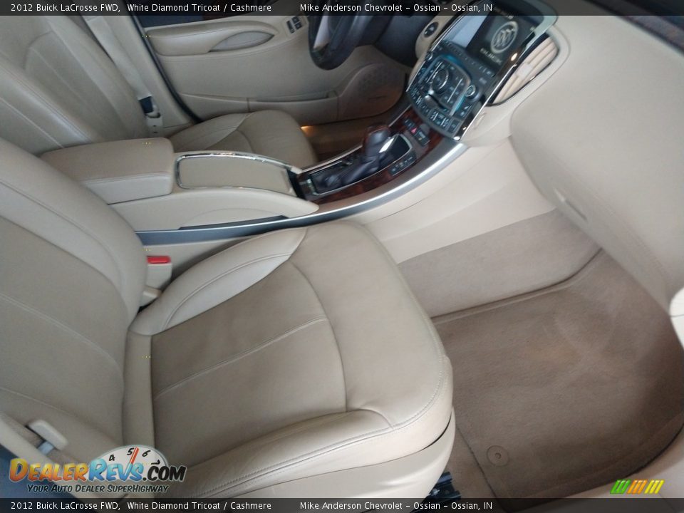 2012 Buick LaCrosse FWD White Diamond Tricoat / Cashmere Photo #19