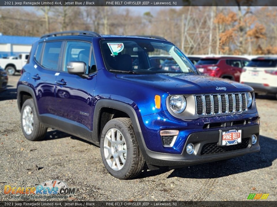 2021 Jeep Renegade Limited 4x4 Jetset Blue / Black Photo #1