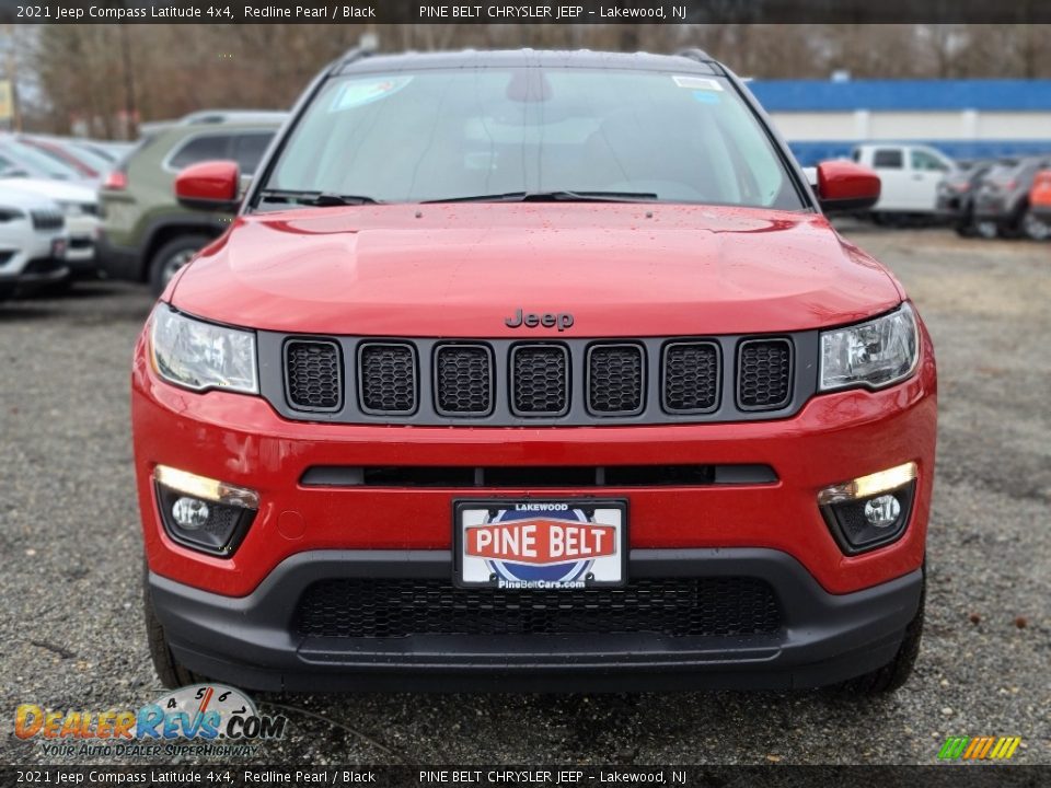 2021 Jeep Compass Latitude 4x4 Redline Pearl / Black Photo #3