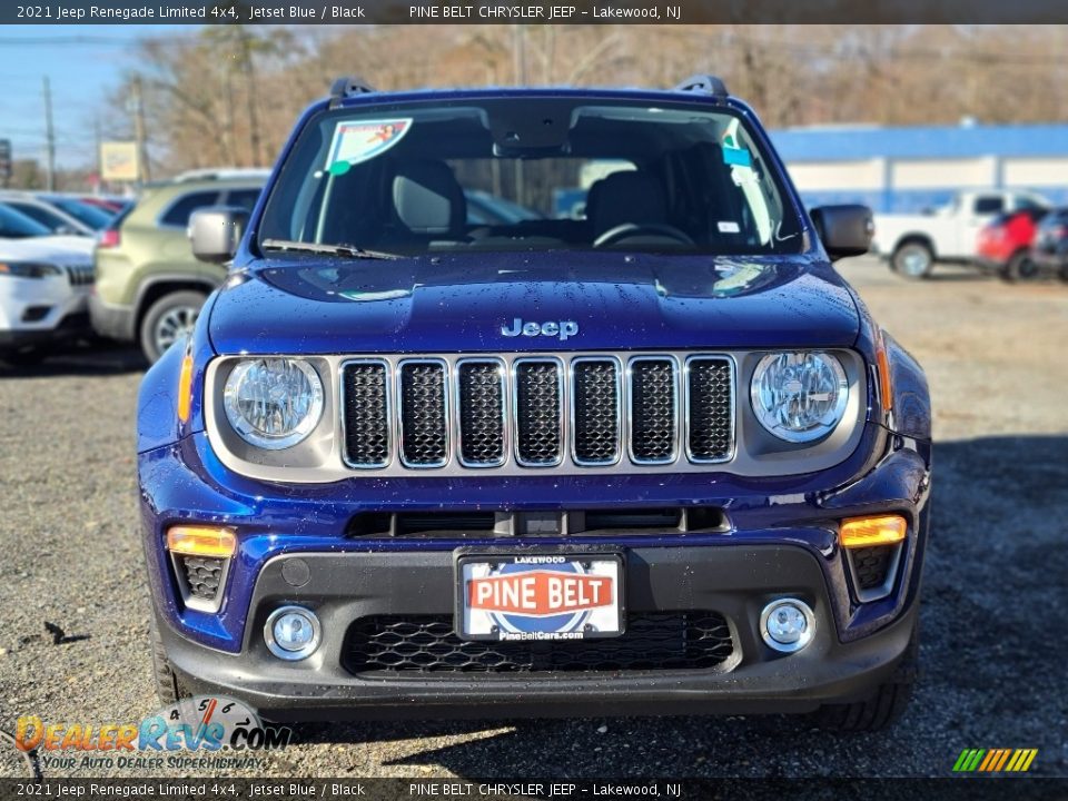 2021 Jeep Renegade Limited 4x4 Jetset Blue / Black Photo #3