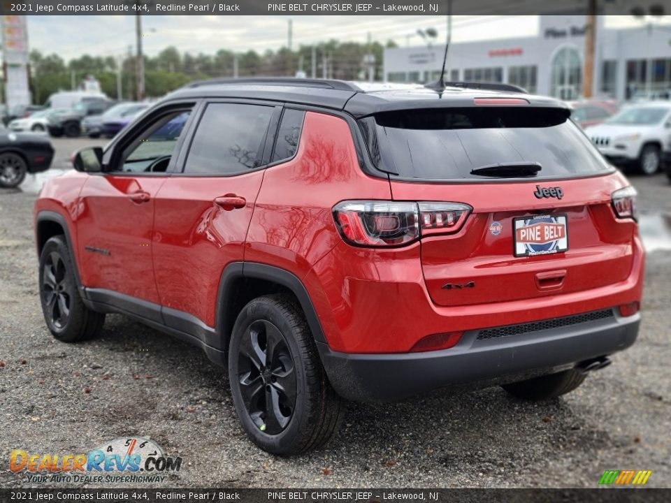 2021 Jeep Compass Latitude 4x4 Redline Pearl / Black Photo #6