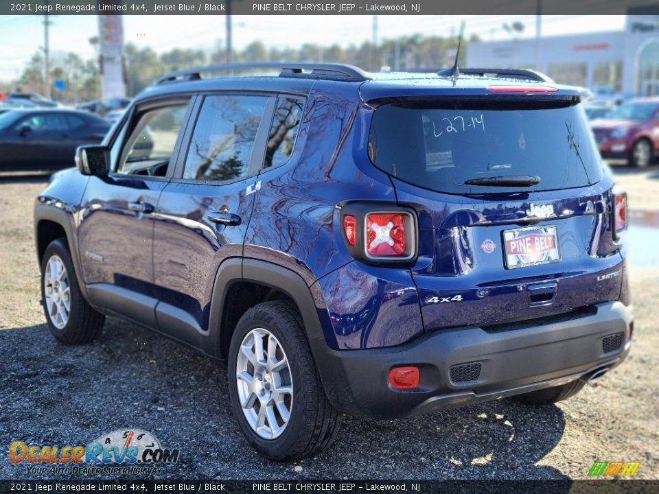 2021 Jeep Renegade Limited 4x4 Jetset Blue / Black Photo #6