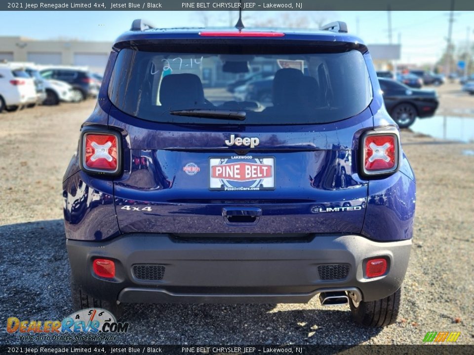 2021 Jeep Renegade Limited 4x4 Jetset Blue / Black Photo #7