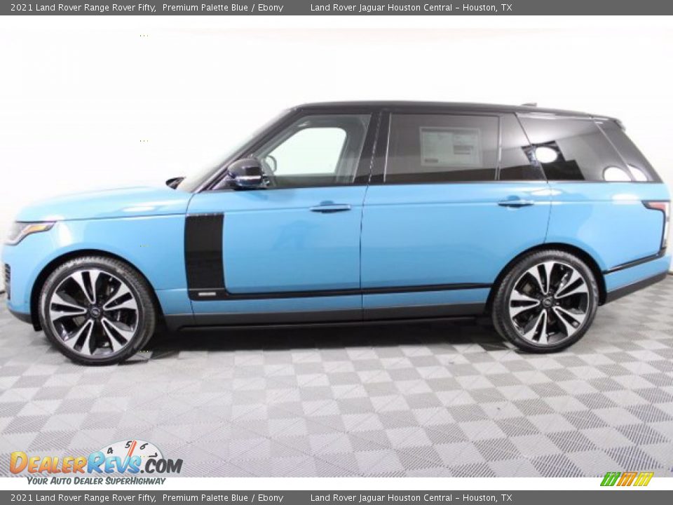 2021 Land Rover Range Rover Fifty Premium Palette Blue / Ebony Photo #6