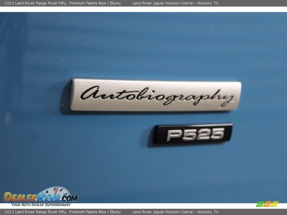 2021 Land Rover Range Rover Fifty Premium Palette Blue / Ebony Photo #10