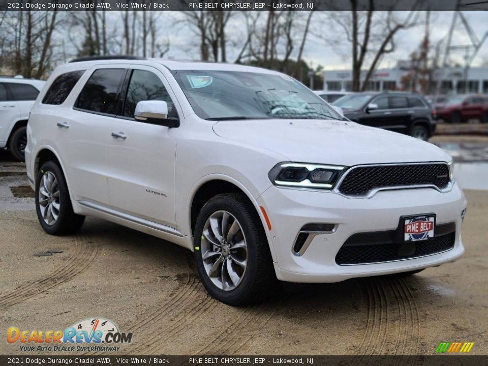 2021 Dodge Durango Citadel AWD Vice White / Black Photo #1