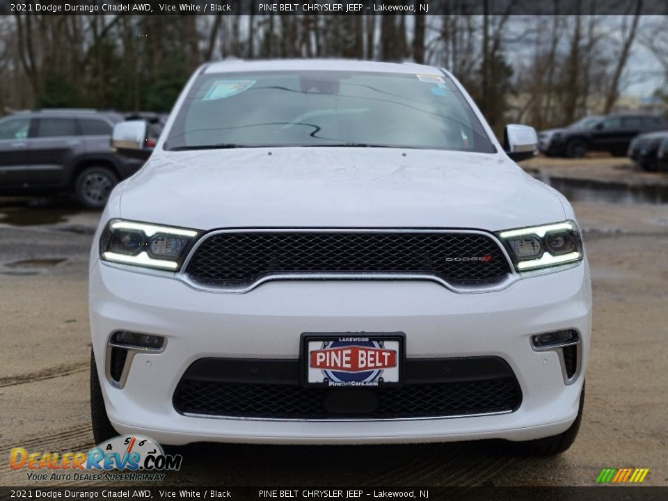 2021 Dodge Durango Citadel AWD Vice White / Black Photo #3