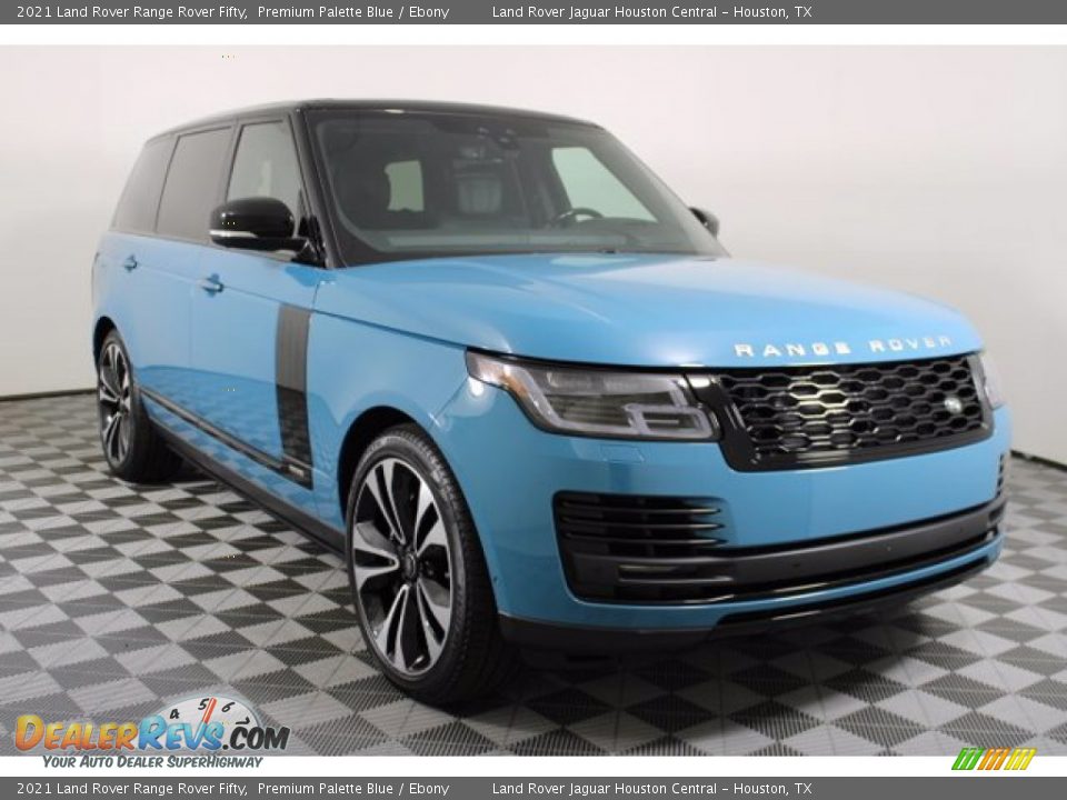 2021 Land Rover Range Rover Fifty Premium Palette Blue / Ebony Photo #14