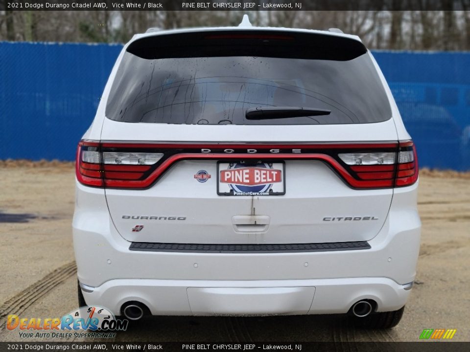 2021 Dodge Durango Citadel AWD Vice White / Black Photo #7