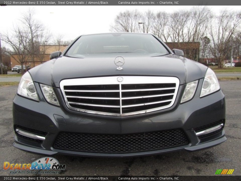 2012 Mercedes-Benz E 350 Sedan Steel Grey Metallic / Almond/Black Photo #4