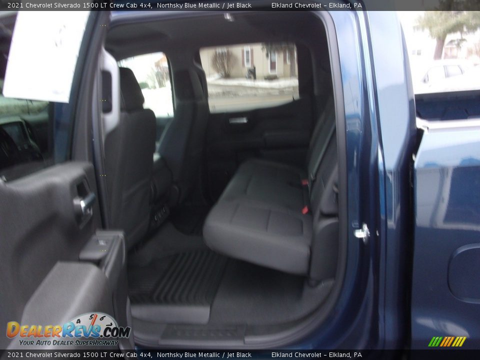 2021 Chevrolet Silverado 1500 LT Crew Cab 4x4 Northsky Blue Metallic / Jet Black Photo #14