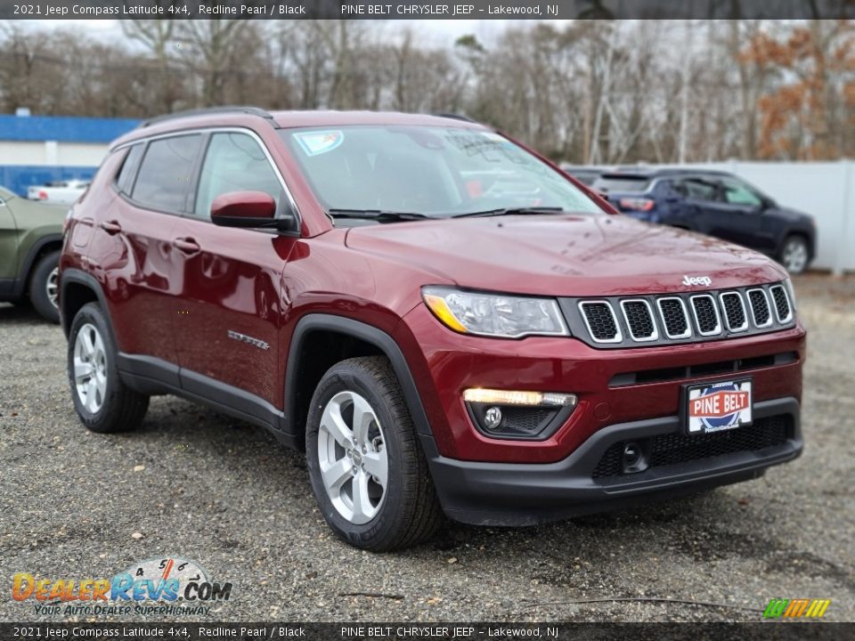 2021 Jeep Compass Latitude 4x4 Redline Pearl / Black Photo #1