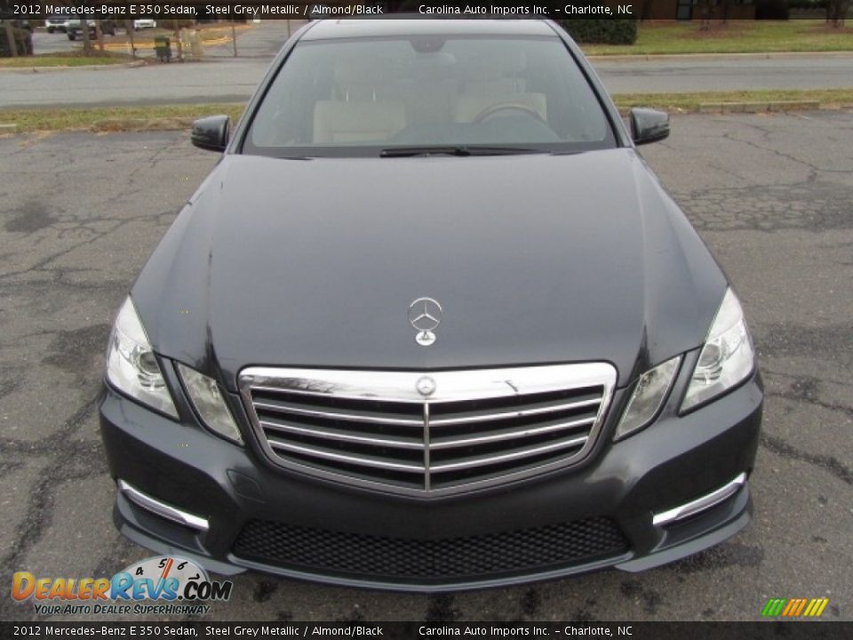 2012 Mercedes-Benz E 350 Sedan Steel Grey Metallic / Almond/Black Photo #5