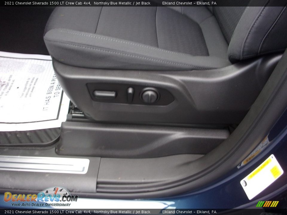 2021 Chevrolet Silverado 1500 LT Crew Cab 4x4 Northsky Blue Metallic / Jet Black Photo #15