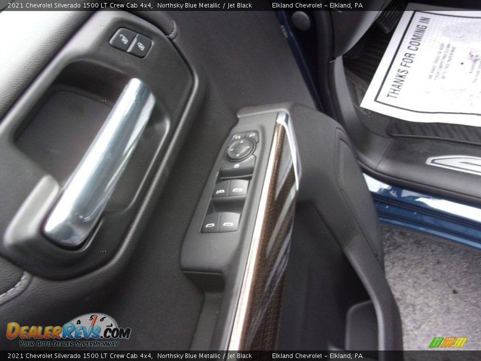 2021 Chevrolet Silverado 1500 LT Crew Cab 4x4 Northsky Blue Metallic / Jet Black Photo #16