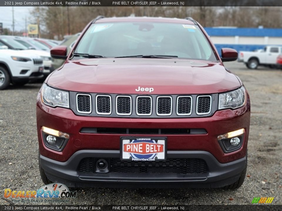 2021 Jeep Compass Latitude 4x4 Redline Pearl / Black Photo #3