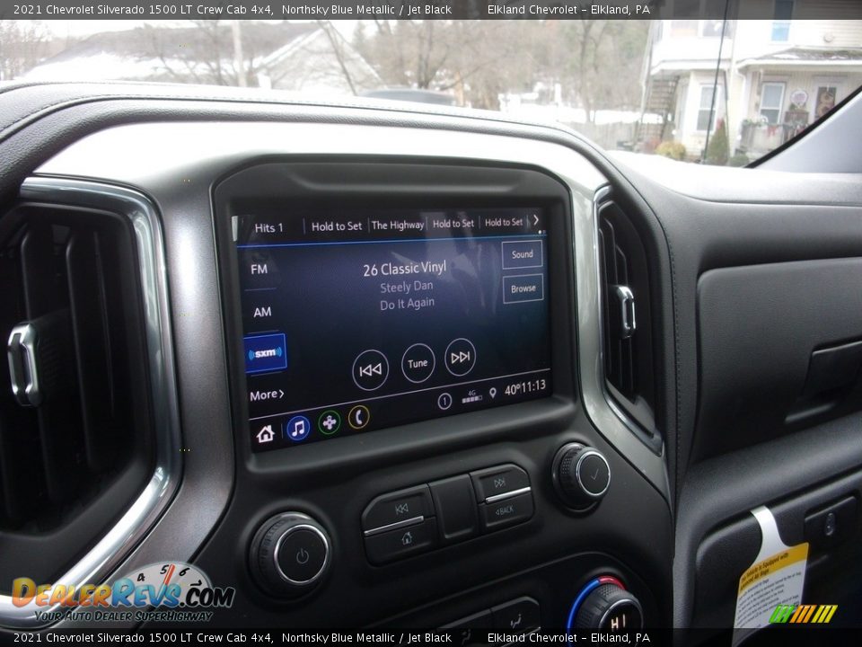 2021 Chevrolet Silverado 1500 LT Crew Cab 4x4 Northsky Blue Metallic / Jet Black Photo #22