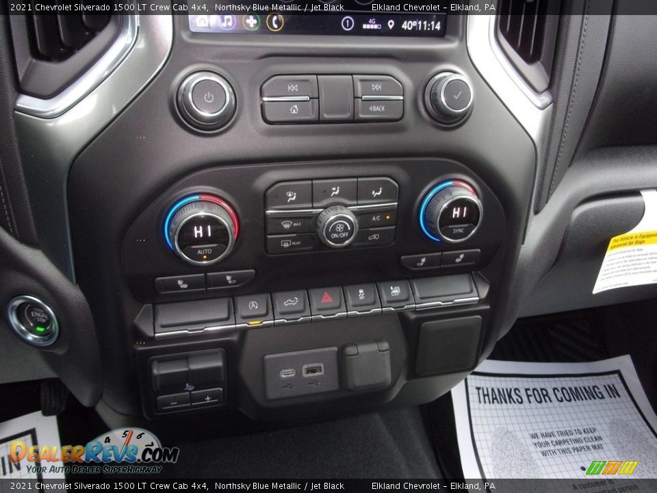 2021 Chevrolet Silverado 1500 LT Crew Cab 4x4 Northsky Blue Metallic / Jet Black Photo #24