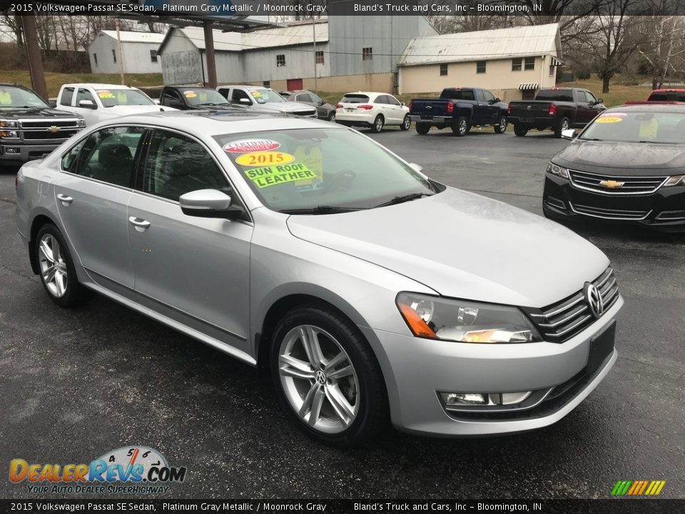 Platinum Gray Metallic 2015 Volkswagen Passat SE Sedan Photo #4