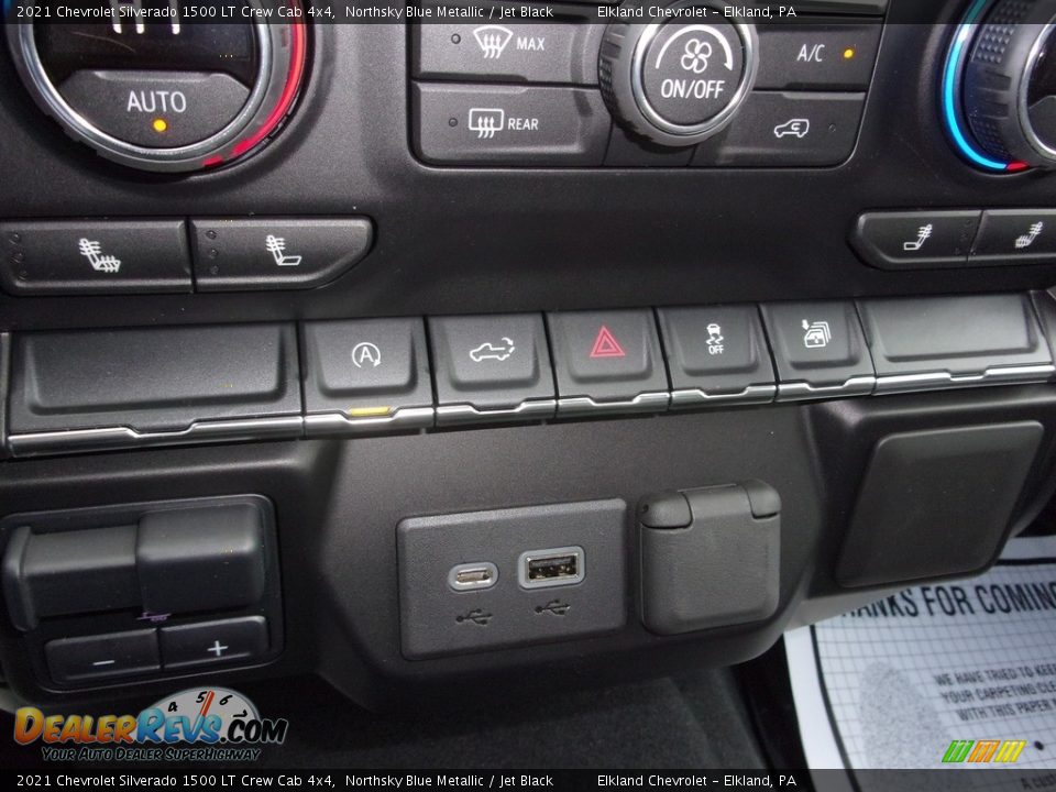 2021 Chevrolet Silverado 1500 LT Crew Cab 4x4 Northsky Blue Metallic / Jet Black Photo #26
