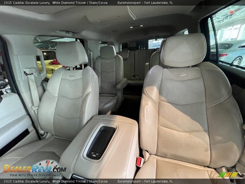 2015 Cadillac Escalade Luxury White Diamond Tricoat / Shale/Cocoa Photo #6