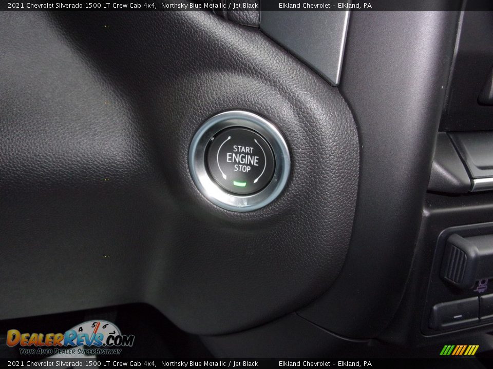 2021 Chevrolet Silverado 1500 LT Crew Cab 4x4 Northsky Blue Metallic / Jet Black Photo #27