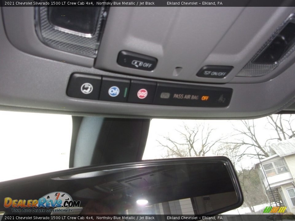 2021 Chevrolet Silverado 1500 LT Crew Cab 4x4 Northsky Blue Metallic / Jet Black Photo #28