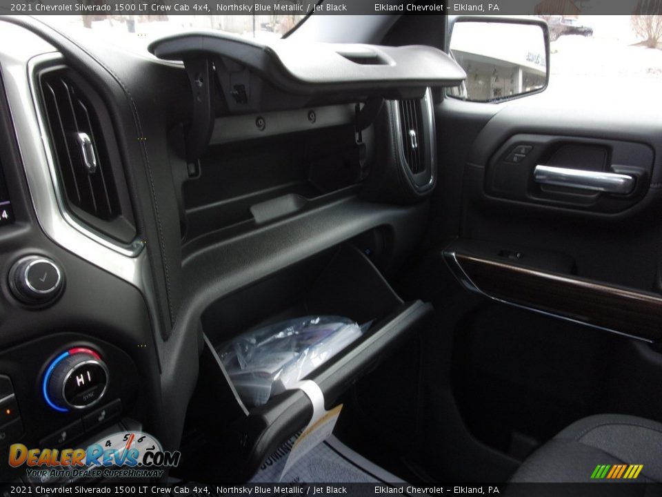 2021 Chevrolet Silverado 1500 LT Crew Cab 4x4 Northsky Blue Metallic / Jet Black Photo #30
