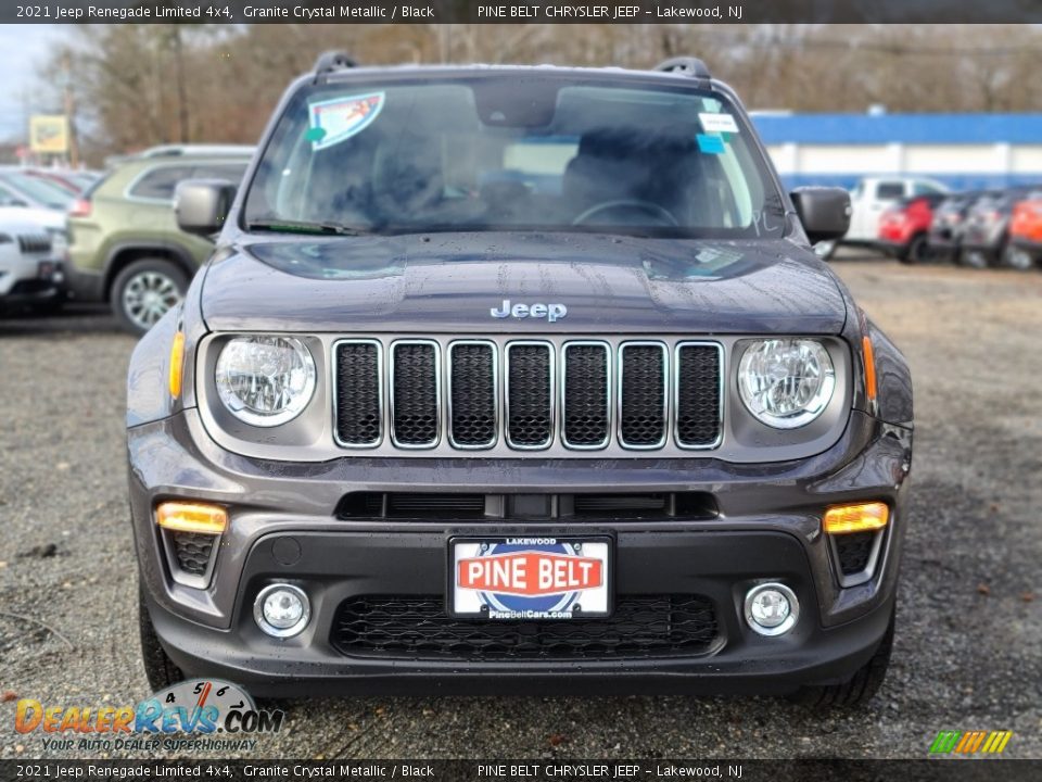 2021 Jeep Renegade Limited 4x4 Granite Crystal Metallic / Black Photo #3