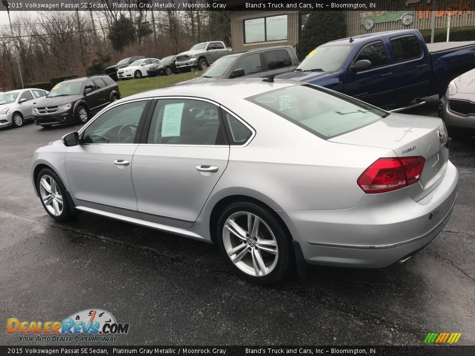 Platinum Gray Metallic 2015 Volkswagen Passat SE Sedan Photo #10