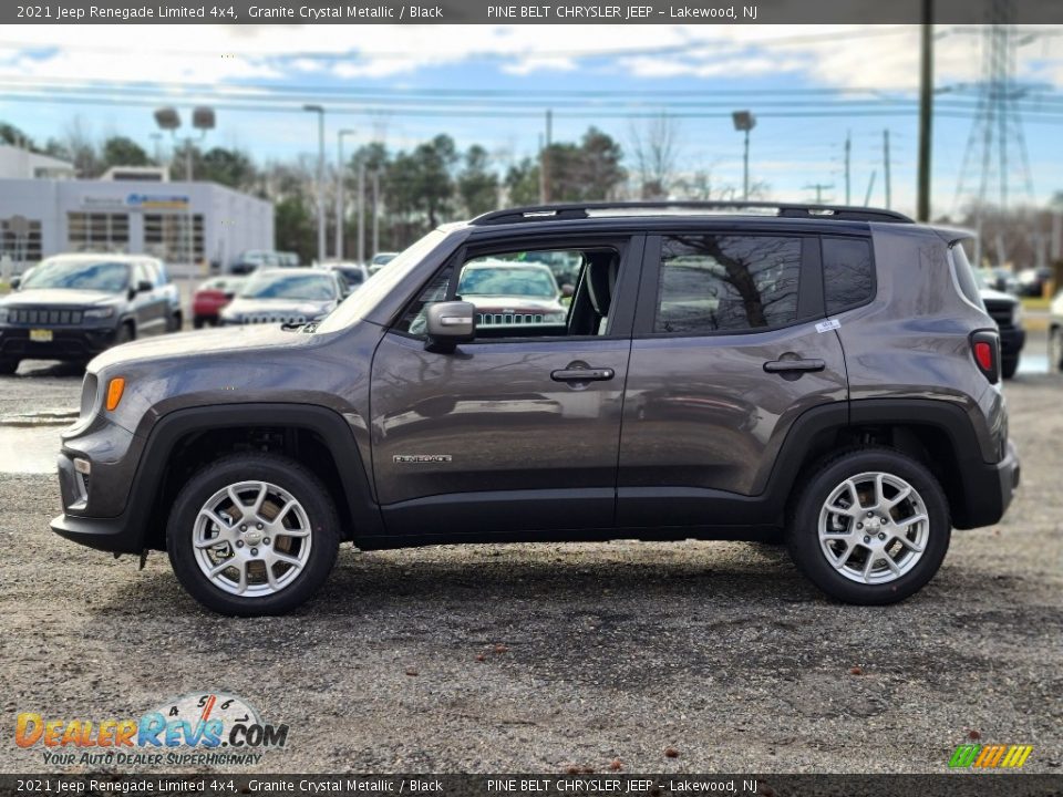 2021 Jeep Renegade Limited 4x4 Granite Crystal Metallic / Black Photo #4