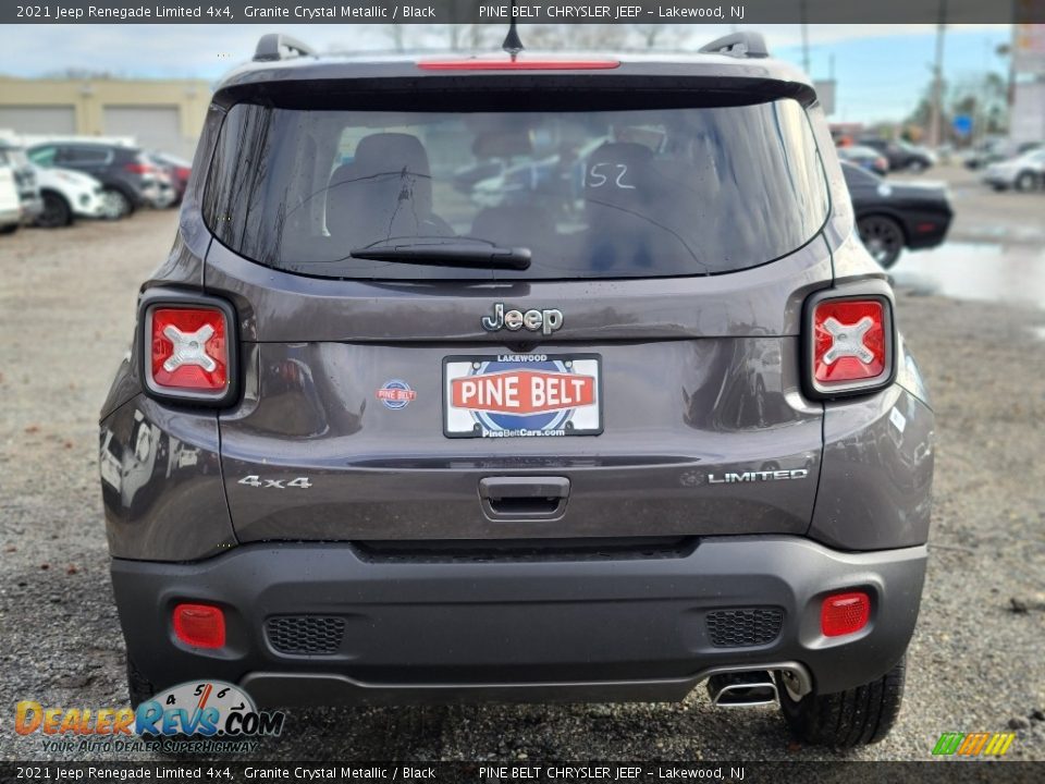 2021 Jeep Renegade Limited 4x4 Granite Crystal Metallic / Black Photo #7