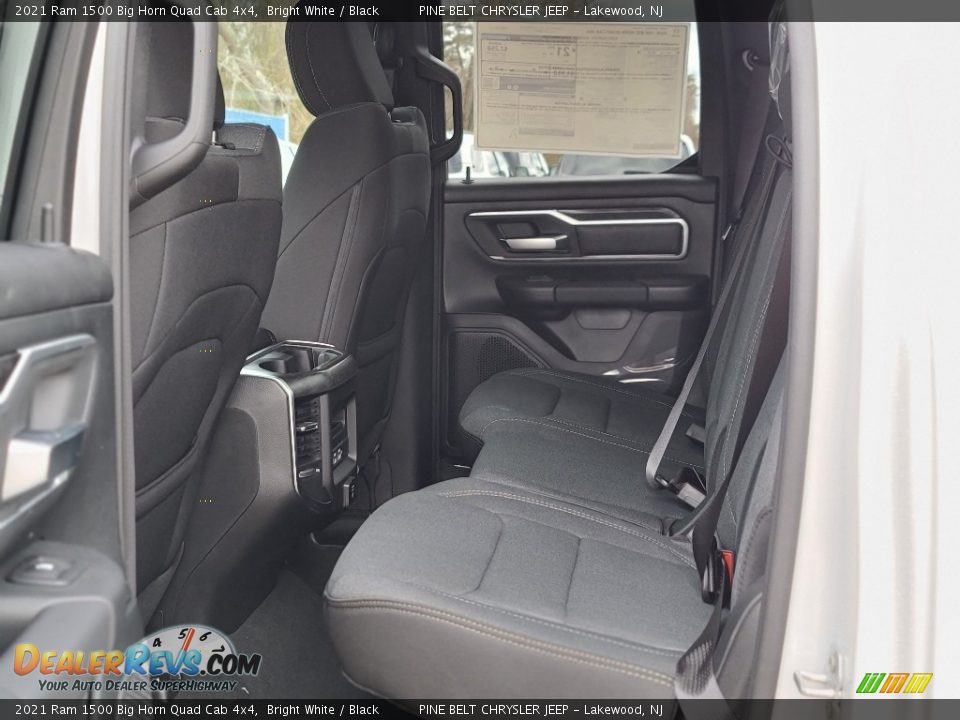 2021 Ram 1500 Big Horn Quad Cab 4x4 Bright White / Black Photo #9