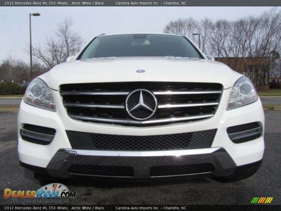2013 Mercedes-Benz ML 350 4Matic Arctic White / Black Photo #4