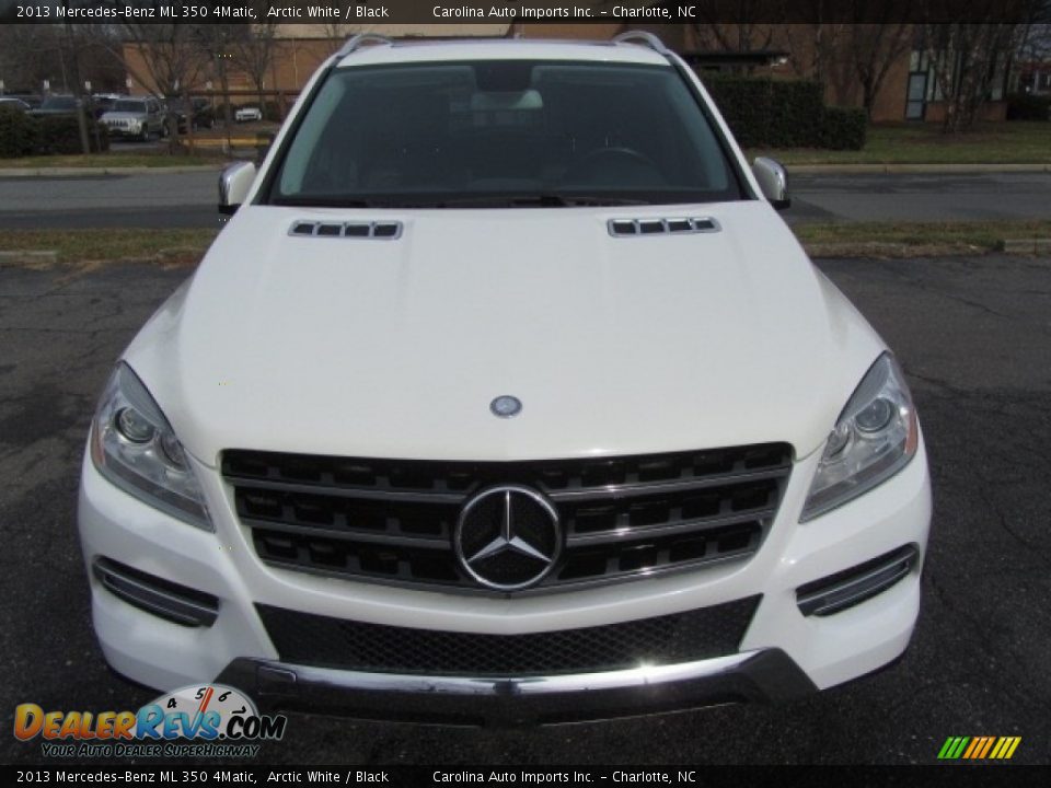 2013 Mercedes-Benz ML 350 4Matic Arctic White / Black Photo #5