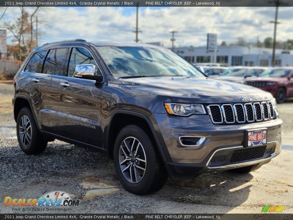 2021 Jeep Grand Cherokee Limited 4x4 Granite Crystal Metallic / Black Photo #1