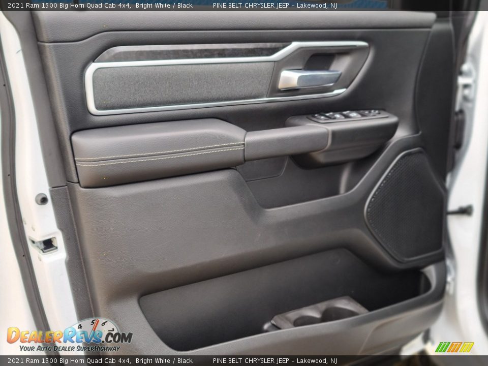2021 Ram 1500 Big Horn Quad Cab 4x4 Bright White / Black Photo #12