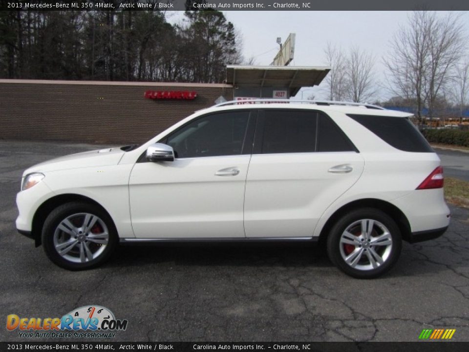 2013 Mercedes-Benz ML 350 4Matic Arctic White / Black Photo #8