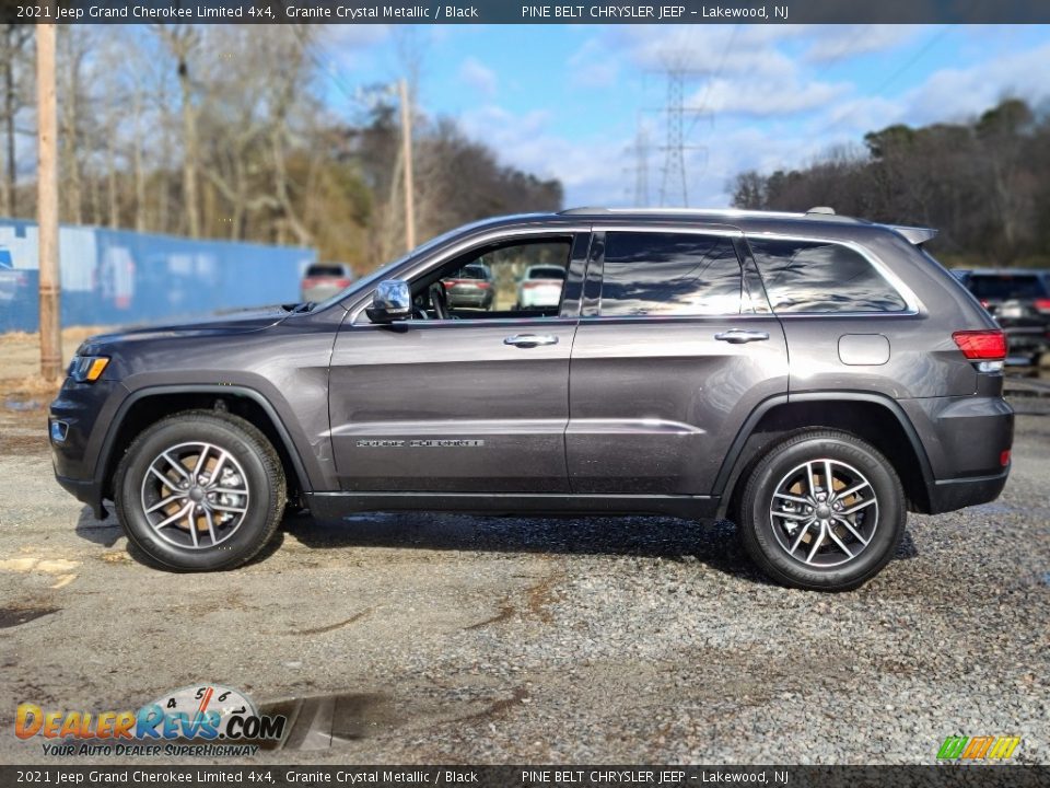 2021 Jeep Grand Cherokee Limited 4x4 Granite Crystal Metallic / Black Photo #4