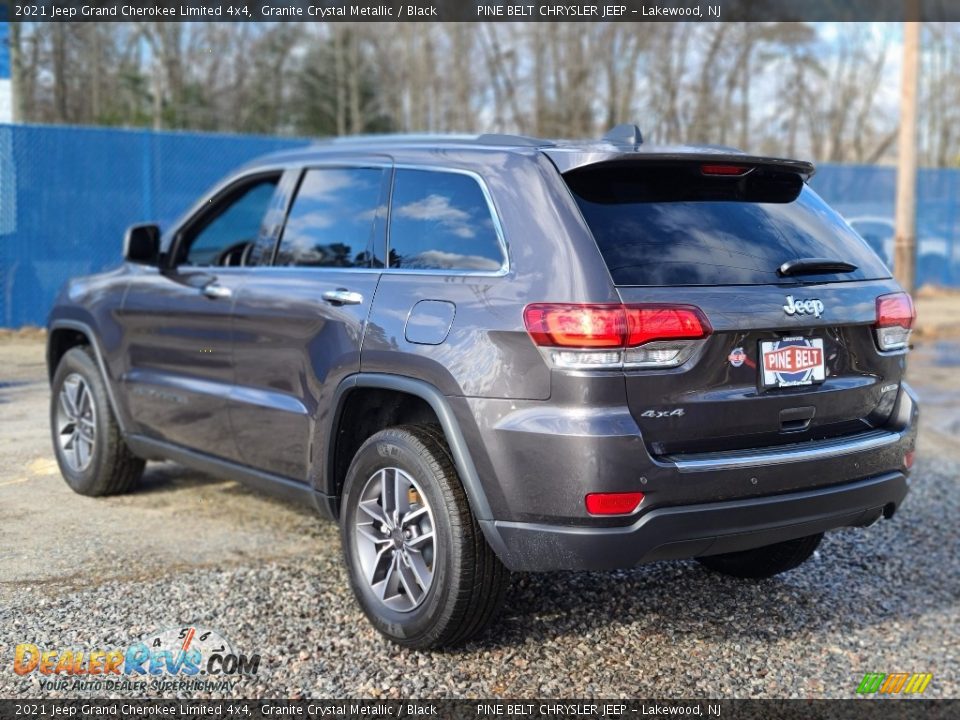 2021 Jeep Grand Cherokee Limited 4x4 Granite Crystal Metallic / Black Photo #6