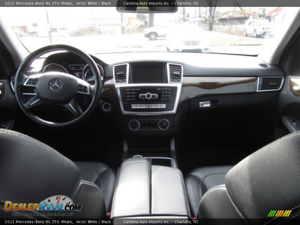 2013 Mercedes-Benz ML 350 4Matic Arctic White / Black Photo #14