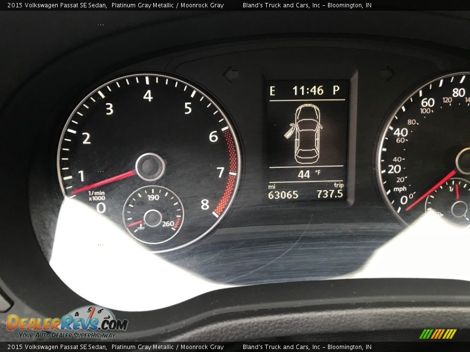 2015 Volkswagen Passat SE Sedan Gauges Photo #24